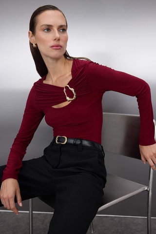 Blusa - Bordô