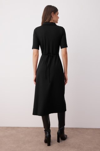 Vestido trapézio - Preto