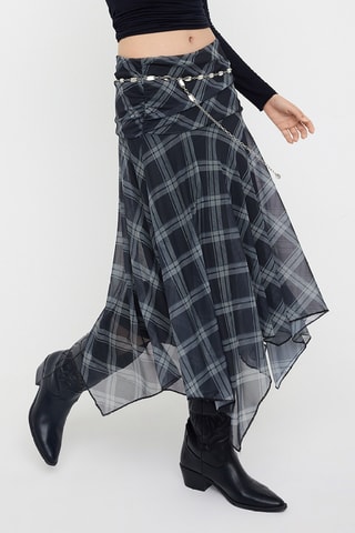 Saia estilo patinadora - Preto
