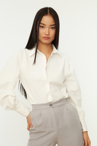 Camisa regular - Branco