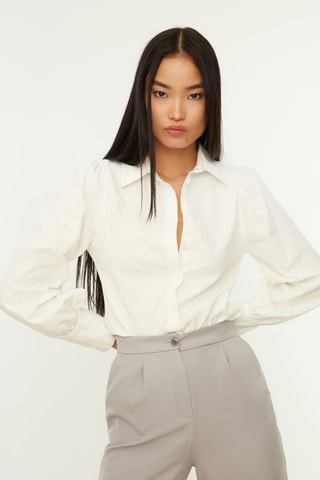 Camisa regular - Branco