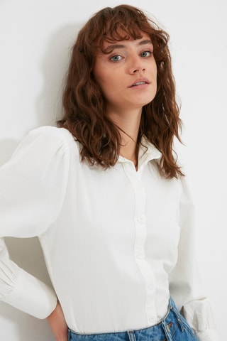 Camisa regular - Branco