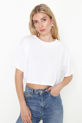 2 crop tops - Preto e branco