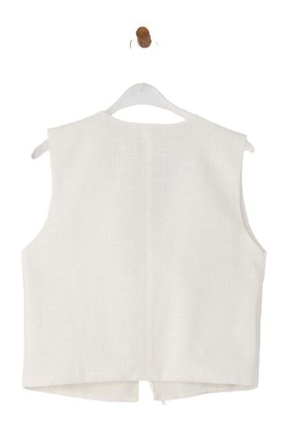Mouwloos Vest - Wit
