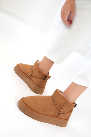 Botins forrados - Castanho
