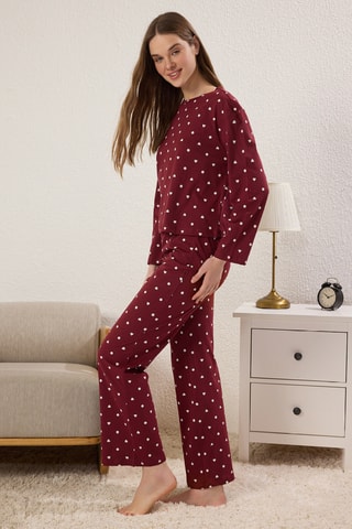 Pijama - Bordô