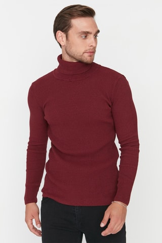 Camisola slim - Bordô