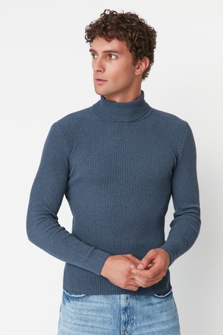 Camisola slim - Índigo