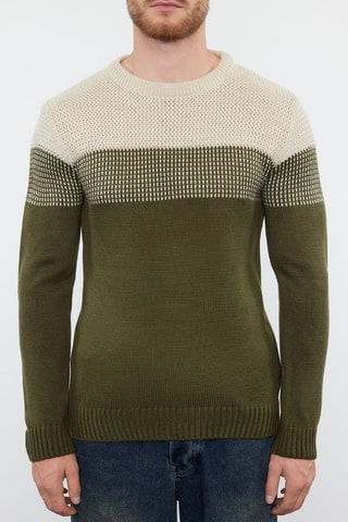 Camisola slim - Caqui