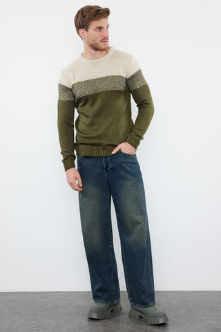 Camisola slim - Caqui