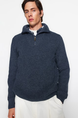Camisola regular - Índigo