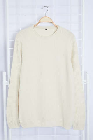 Camisola slim - Cru