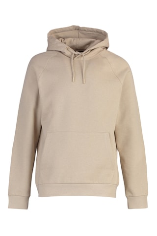 Sweat regular com capuz - Bege