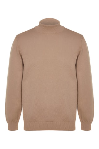 Camisola regular - Camel