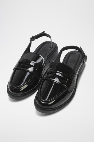 Mocassins envernizados - Preto
