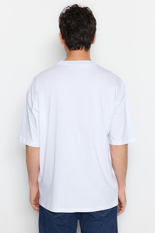 T-shirt oversize - Branco