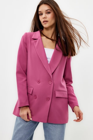 Blazer regular - Rosa
