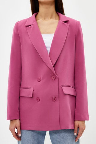 Blazer regular - Rosa