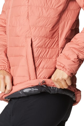 Gewatteerde Jas met Capuchon Silver Falls™ Zalmroze