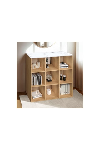 Meuble de rangement Marceau 9 cases - 88 x 30 x 88 cm