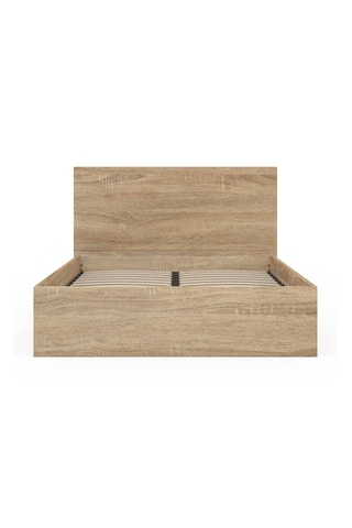 Lit-coffre avec sommier Sicilia - Imitation bois