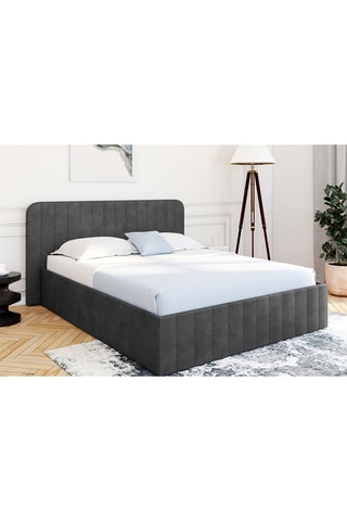 Lit-coffre Valentina - Gris