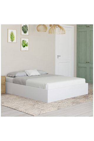 Lit-coffre avec sommier Malta - Couchage 140 x 190 cm