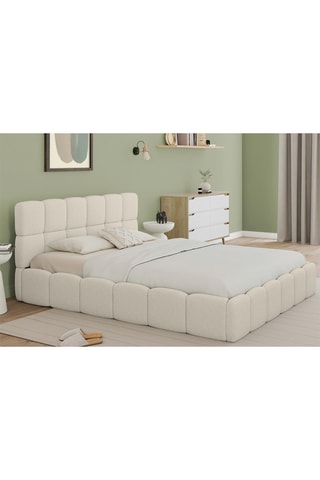 Cama com arrumação e sommier Bubble - Área de deitar 160 x 200 cm