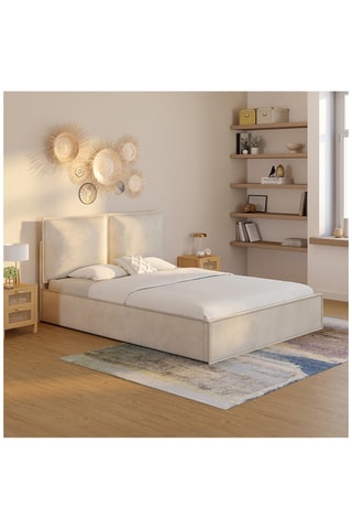Lit-coffre avec sommier Lilou - Couchage 140 x 190 cm