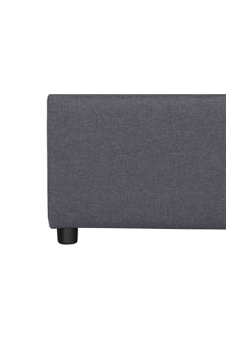 Lit coffre avec sommier Otto - Gris