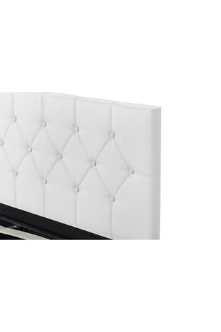 Lit coffre avec sommier Austin - Blanc