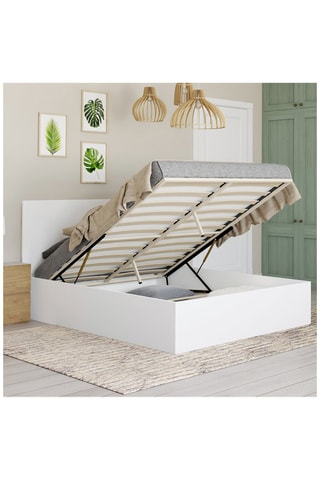 Lit-coffre avec sommier Sicilia - Couchage 160 x 200 cm