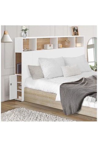Tête de lit avec rangements Léo - 145 x 105 x 20 cm