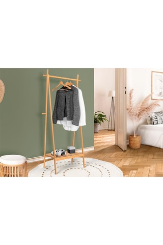 Portant pliable en bambou Maya - Naturel