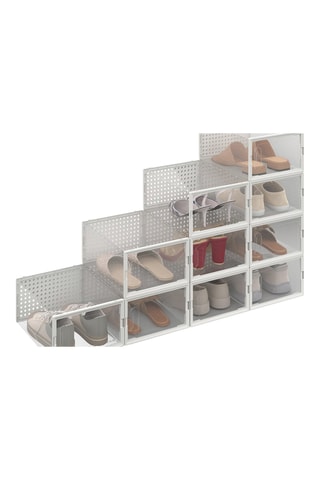 12 boites de rangement - 32,5 x 23,5 x 14,5 cm
