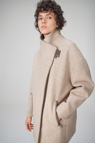 Manteau en laine - Beige