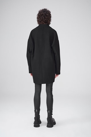 Manteau en laine - Noir