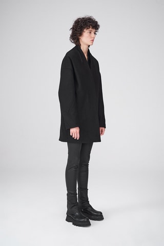 Manteau en laine - Noir