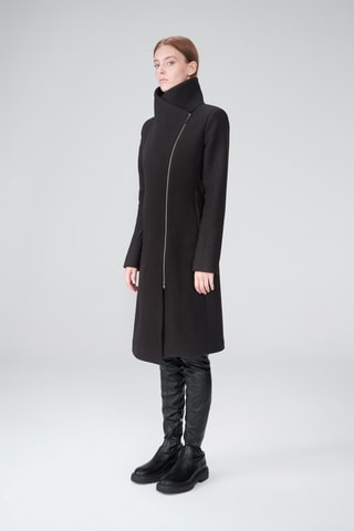 Manteau en laine - Anthracite