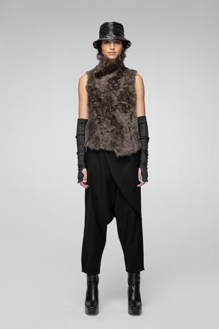 Veste en peau lainée de mouton - 
Nude