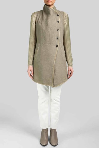 Veste sans manches en laine - Beige