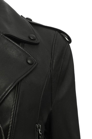 Veste en cuir d’agneau - Noir