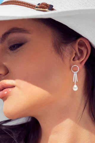 Boucles d'oreilles - Argent et perles de culture d'eau douce