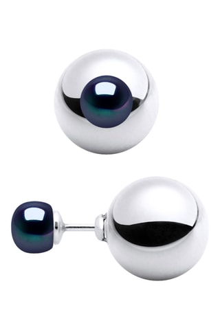 Puces réversibles - Argent et perles de culture d’eau douce