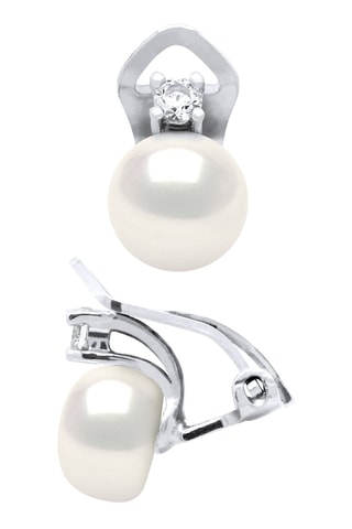 Puces - Argent et perles de culture d’eau douce