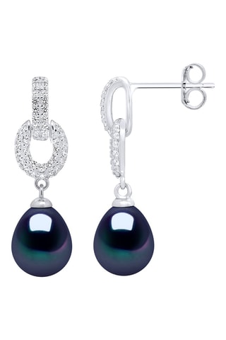 Boucles d’oreilles pendantes - Argent et perles de culture