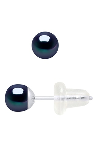 Puces - Or blanc et perles de culture d’eau douce