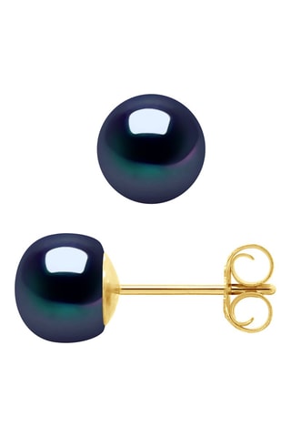Puces - Or jaune et perles de culture d’eau douce