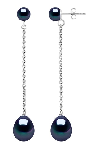 Boucles d’oreilles - Or blanc et perles de culture d’eau douce