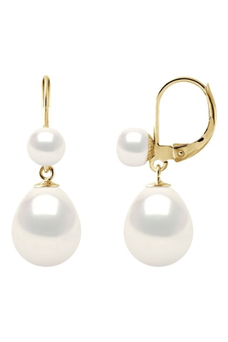 Boucles d’oreilles - Or jaune et perles de culture d’eau douce
